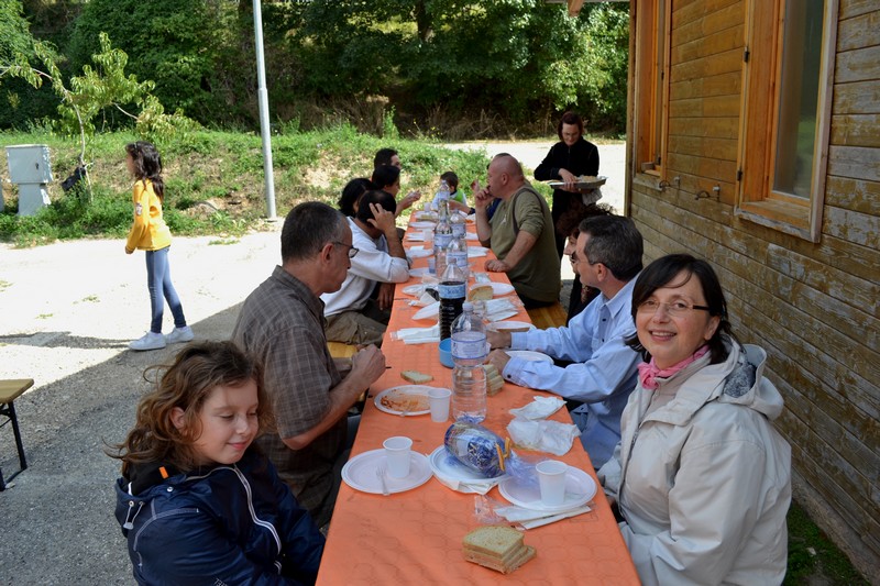 in cerreta con i soci dei Monti Sibillini